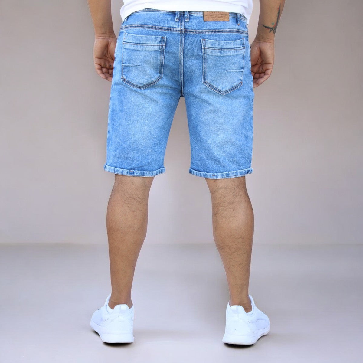 Bermuda Short De Mezclilla Stretch John Silver