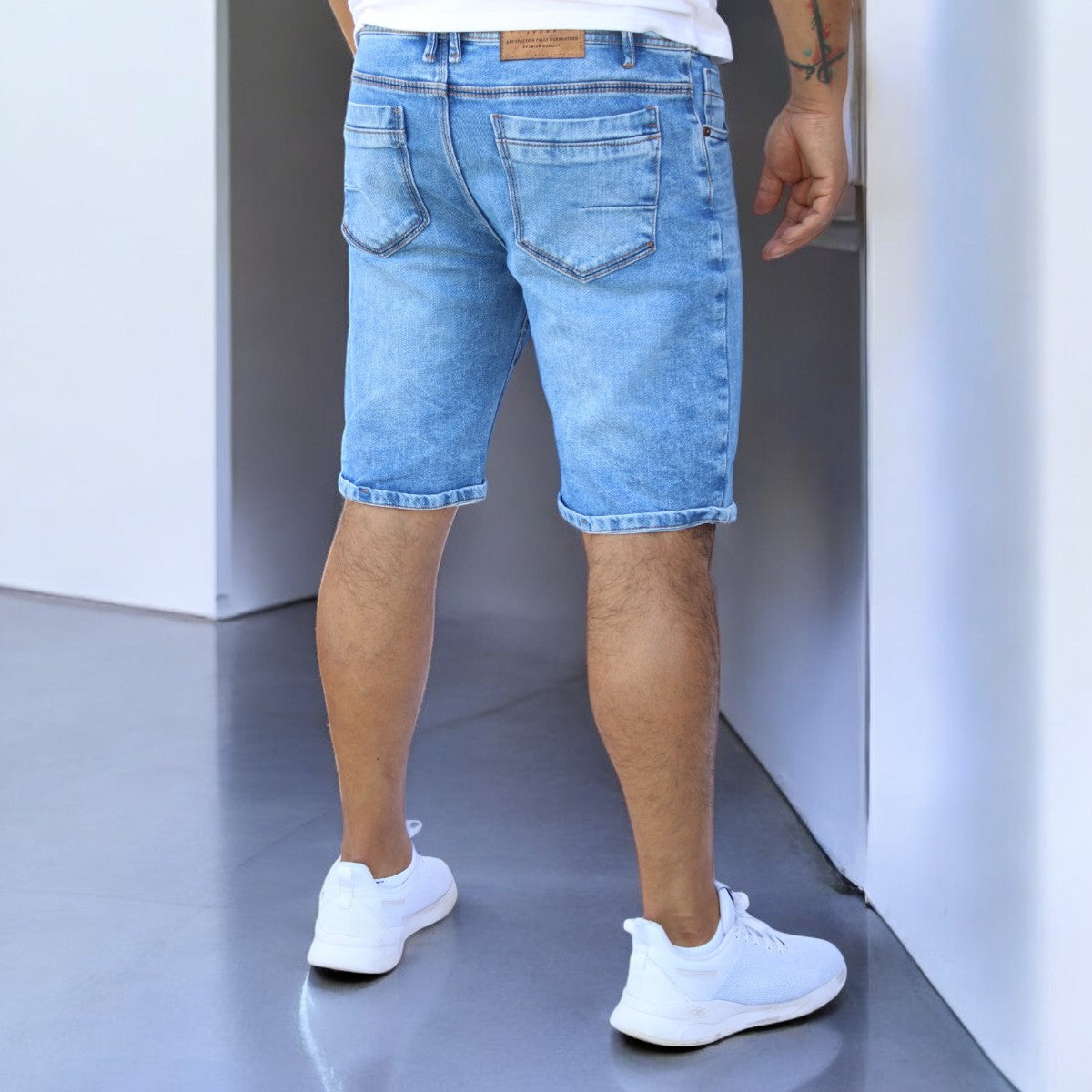 Bermuda Short De Mezclilla Stretch John Silver