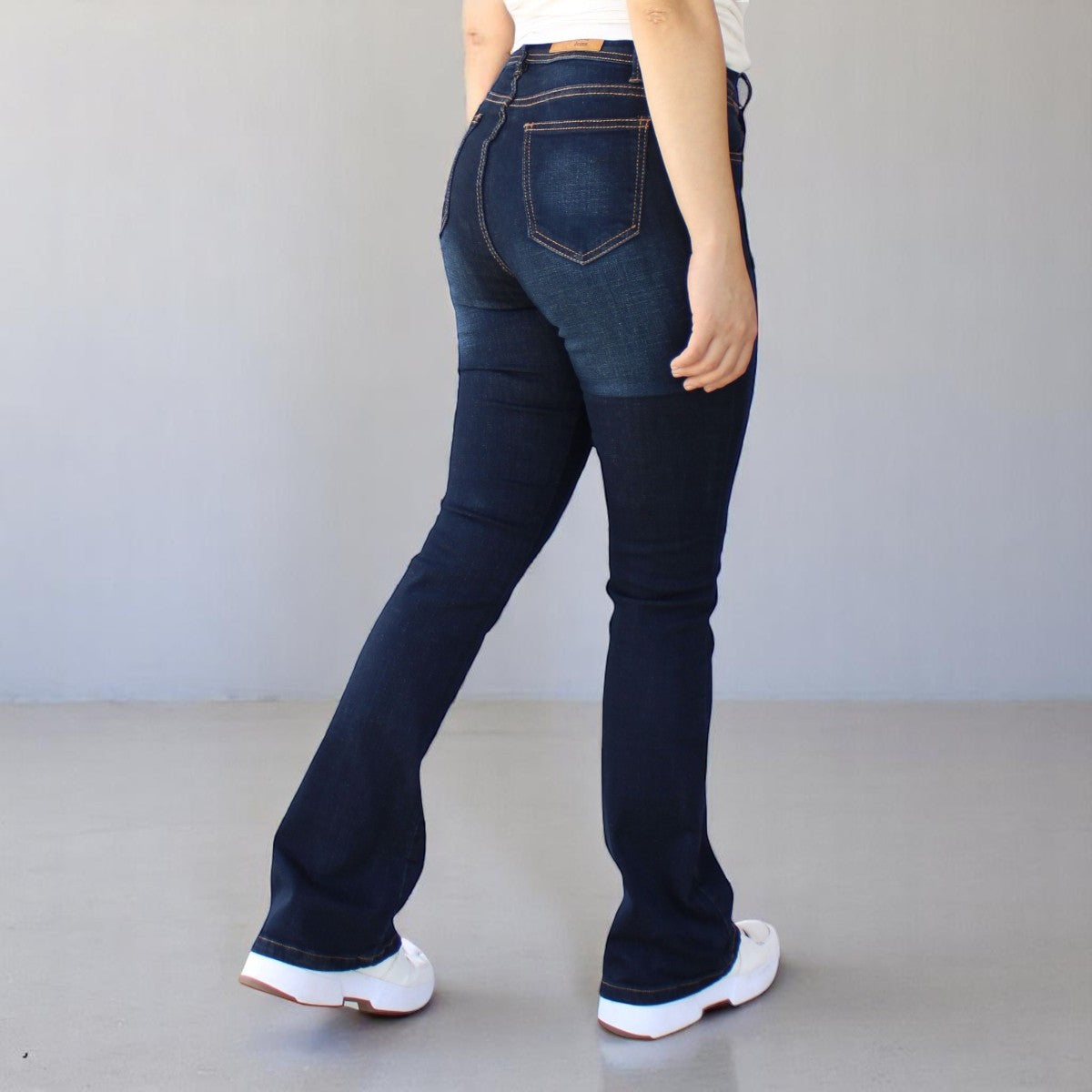 Pantalón Semi Acampanado Mezclilla Stretch Dama John Silver