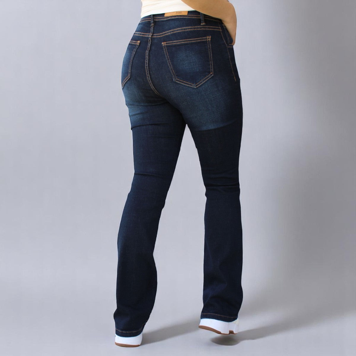 Pantalón Semi Acampanado Mezclilla Stretch Dama John Silver