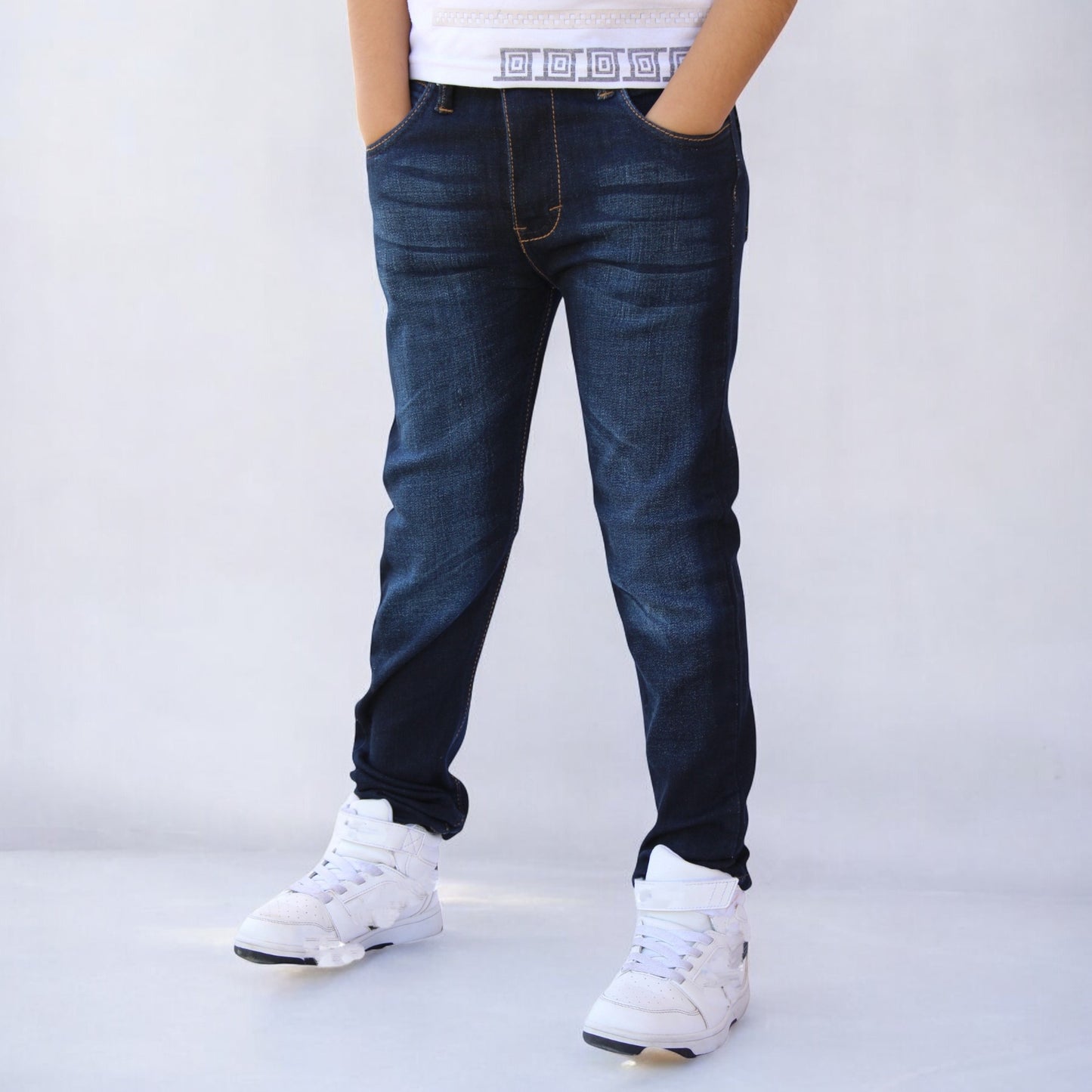 Pantalón Skinny de Mezclilla stretch Para Hombre John Silver