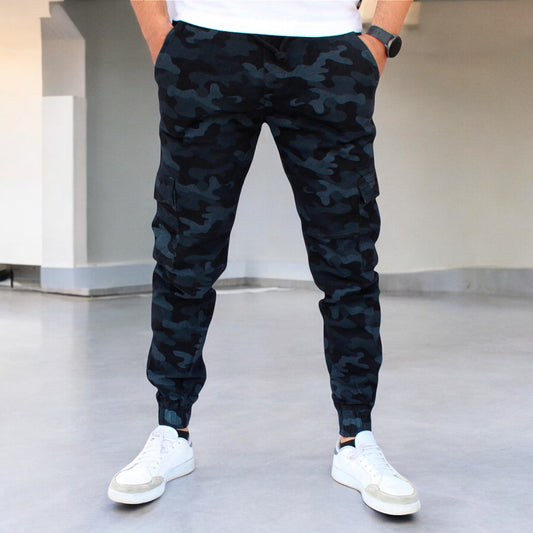 Pantalón Jogger Cargo Skinny De Gabardina Stretch John Silver